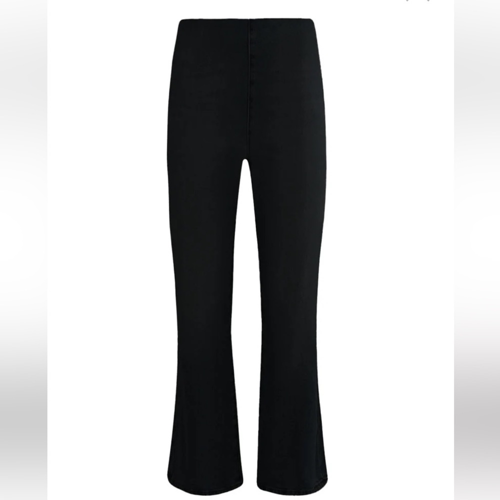SPRWMN Black Flare Denim Stretch Thick Legging Jean Women’s XS